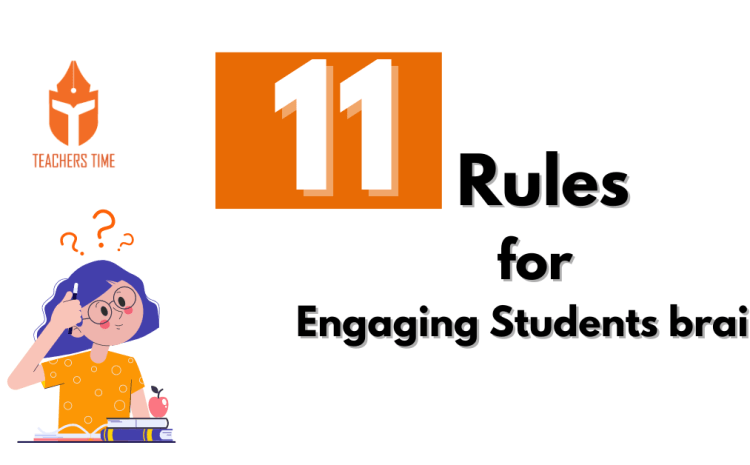  11 Rules for Engaging Students brain