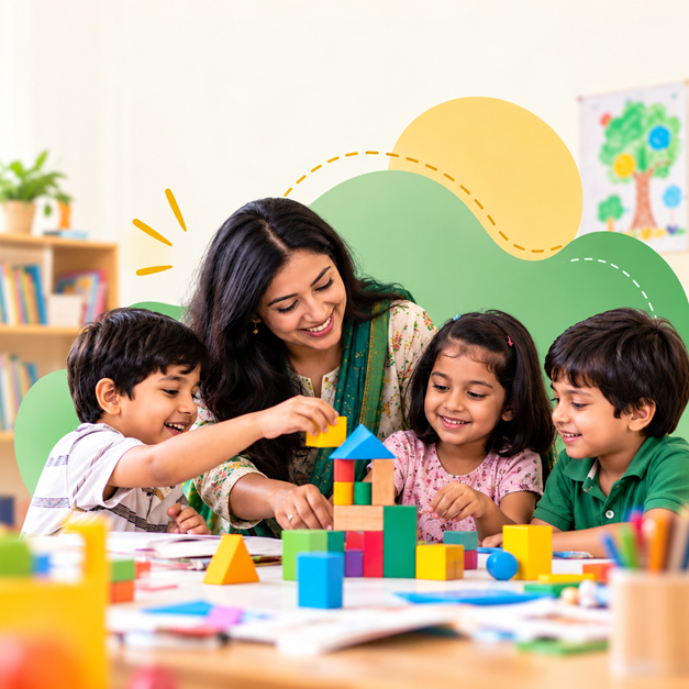 Play-based learning in classroom